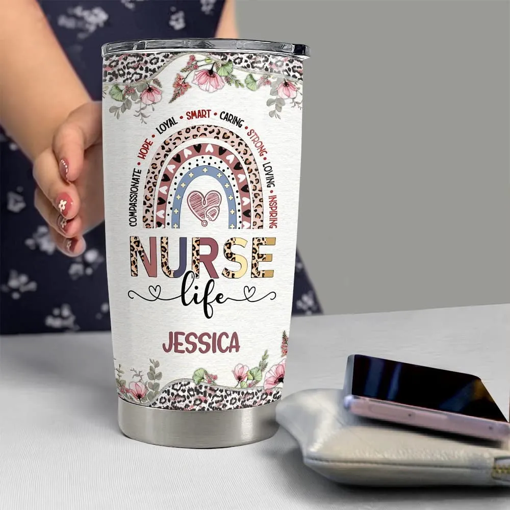 Personalized Nurse Tumbler Nurse Life Appreciation Gifts For Nurshes