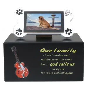 Pet Memorial Photo Frame Gift Custom Urn Keepsake Gift