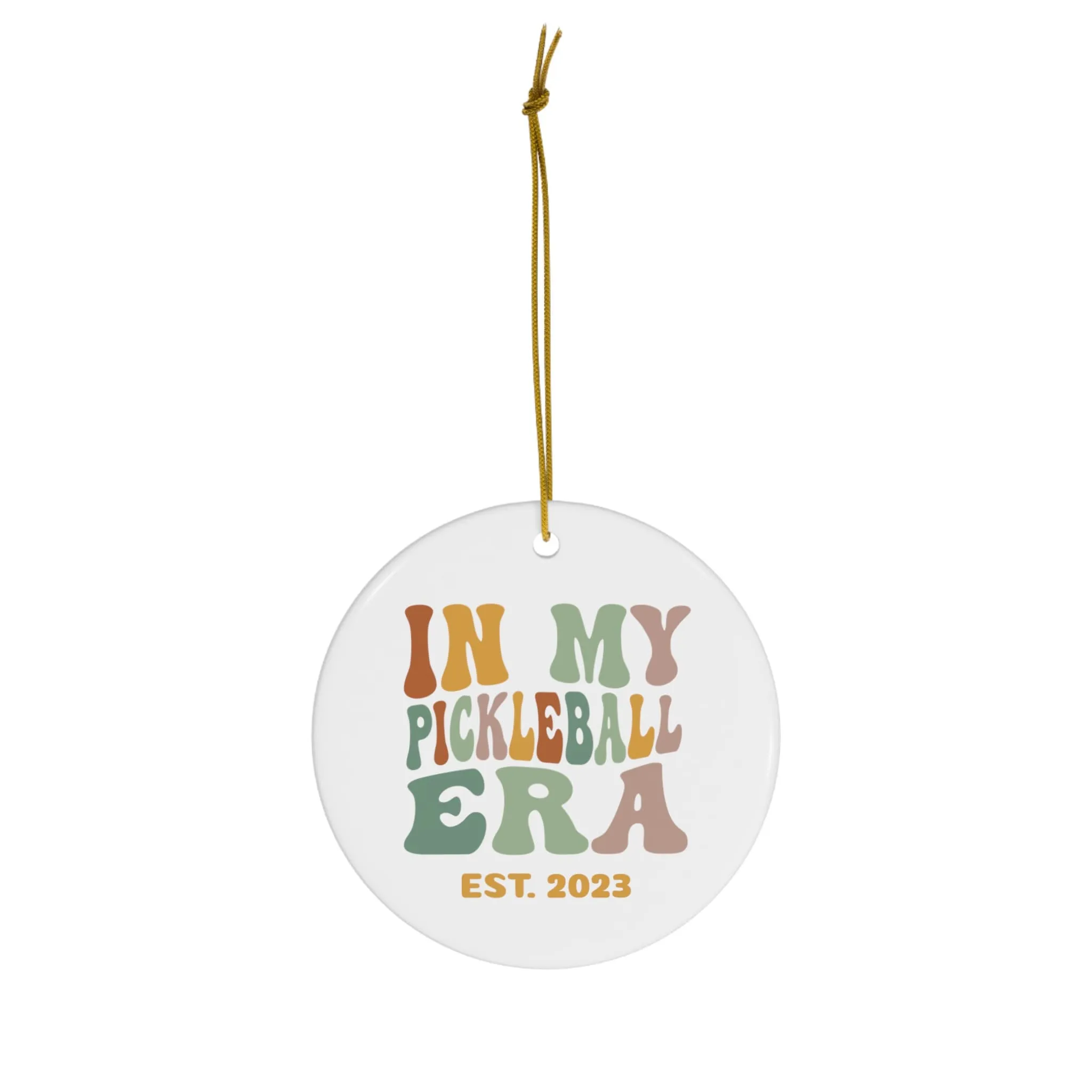Pickleball Obsessed 2023 Christmas Ornament, In My Pickleball Era Ornament Est 2023, Gift for Pickleball Teammate, Pickleball Friend