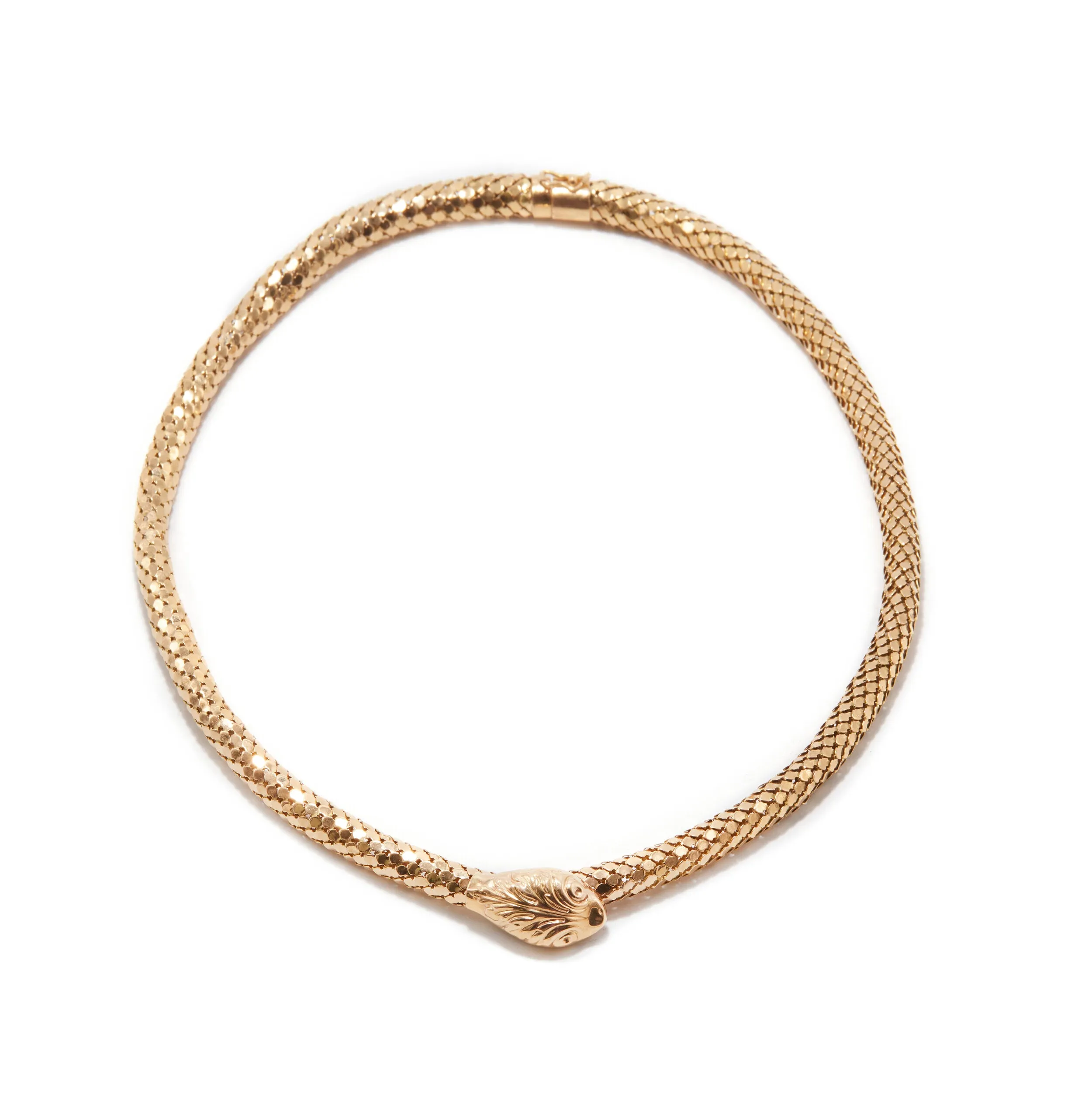 Retro Snake Necklace