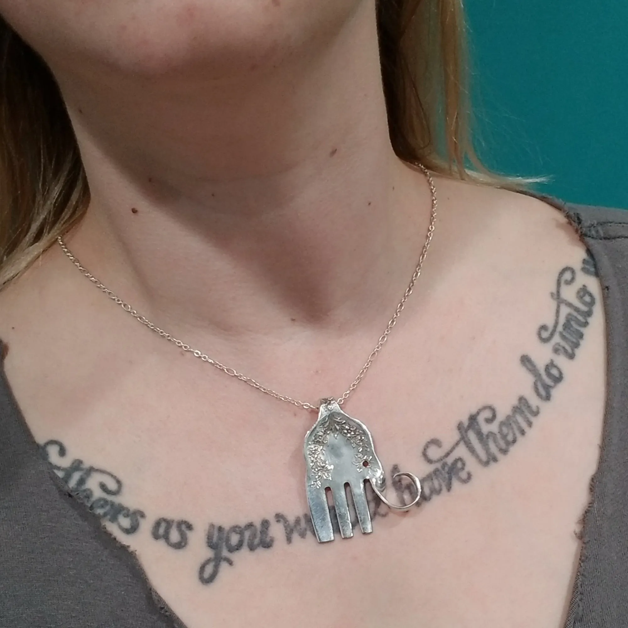 Rogers Beauty Elefork Necklace