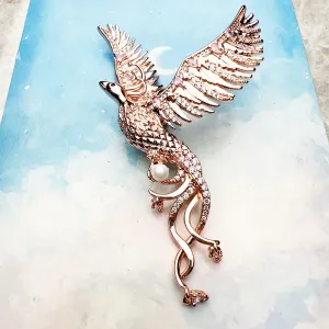 Rose Gold Phoenix Pendant