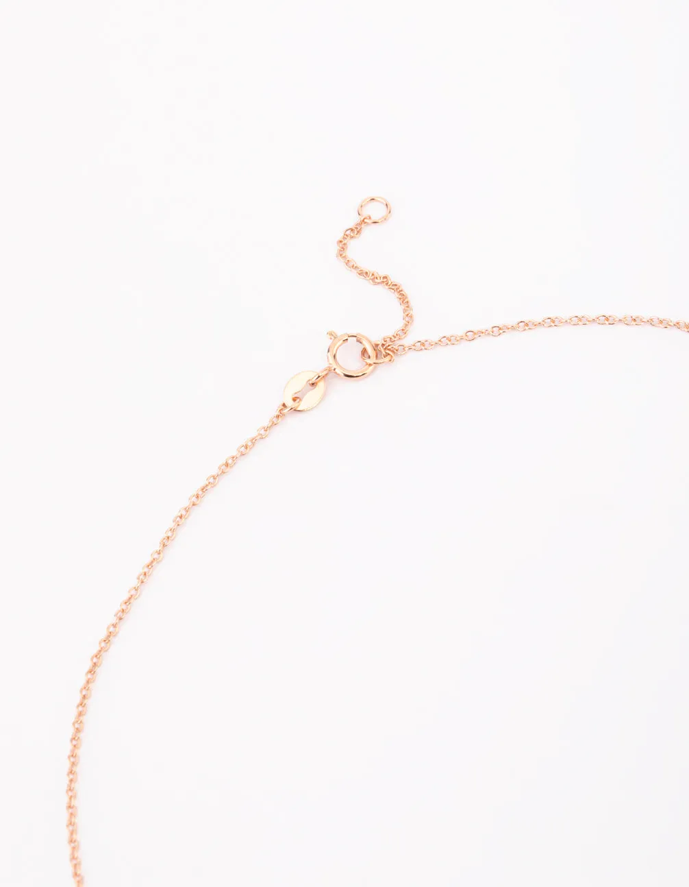 Rose Gold Plated Sterling Silver Rose Necklace