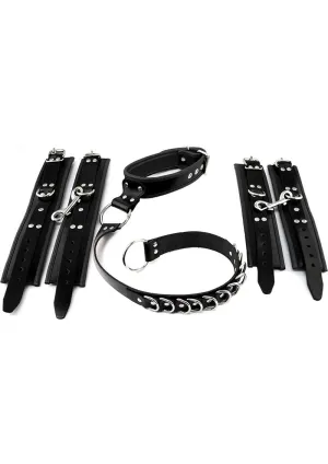 Rouge Leather Adjustable D Ring Hogtie