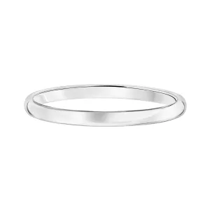Roux 2mm Light Low Dome Wedding Ring