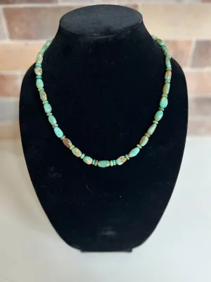 Royal Beauty Green Turquoise Necklace