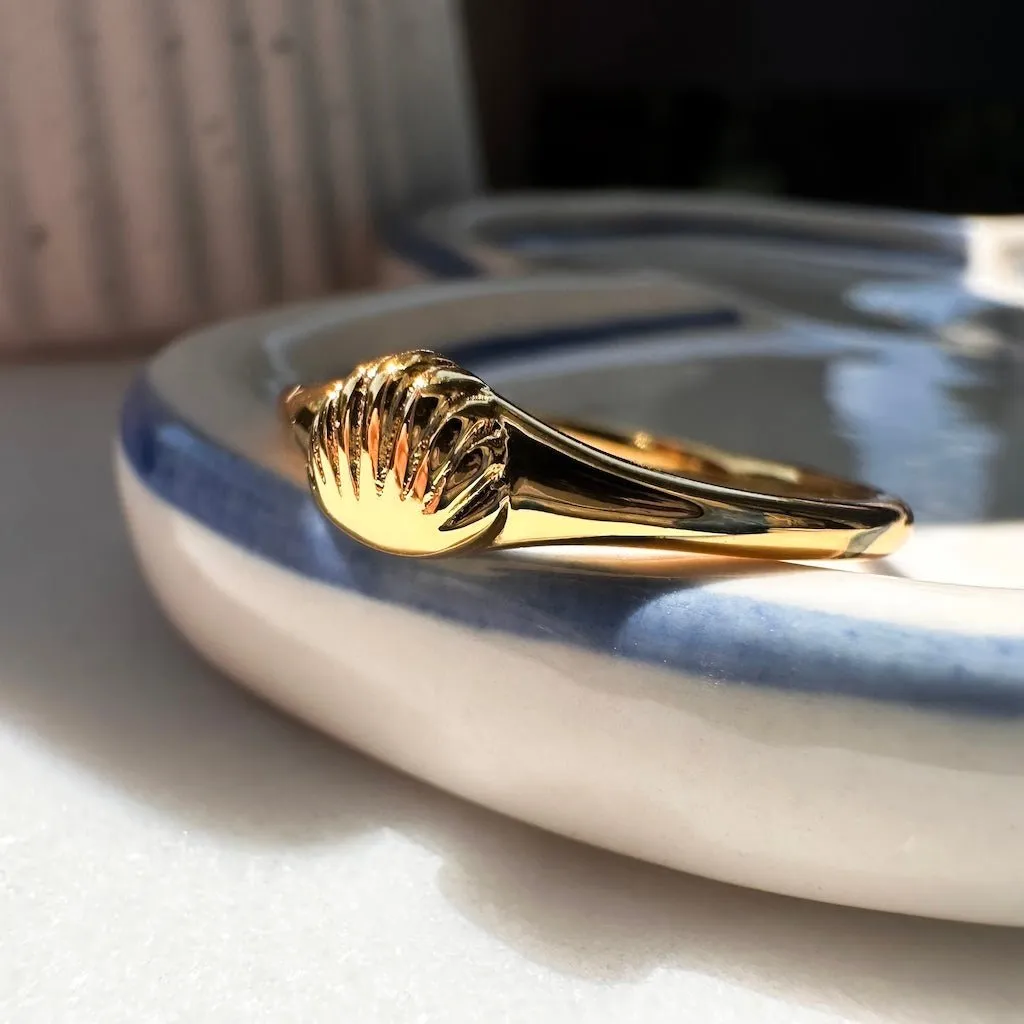 Shell Signet Ring