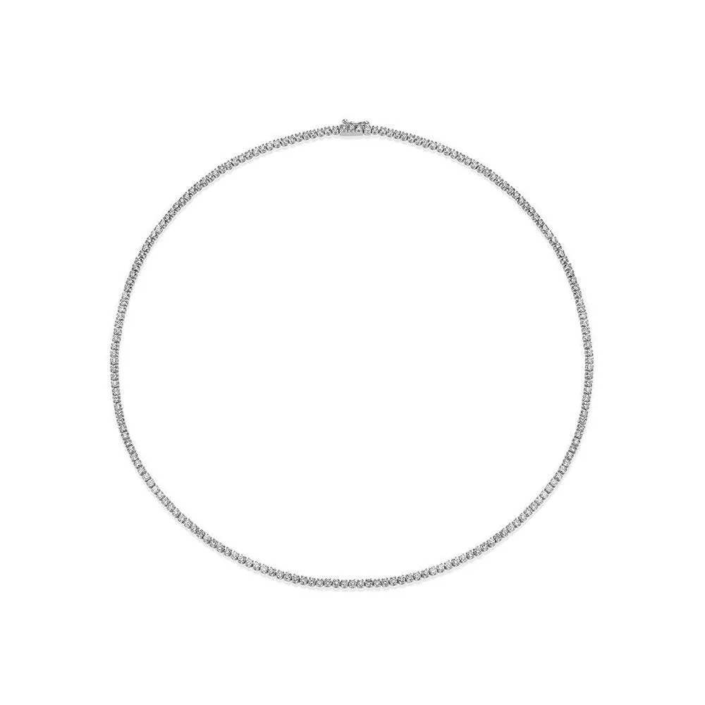 Showroom Collection Diamond Tennis Necklace (5.00 ct.) 2 mm 4-Prongs Setting in 14K Gold