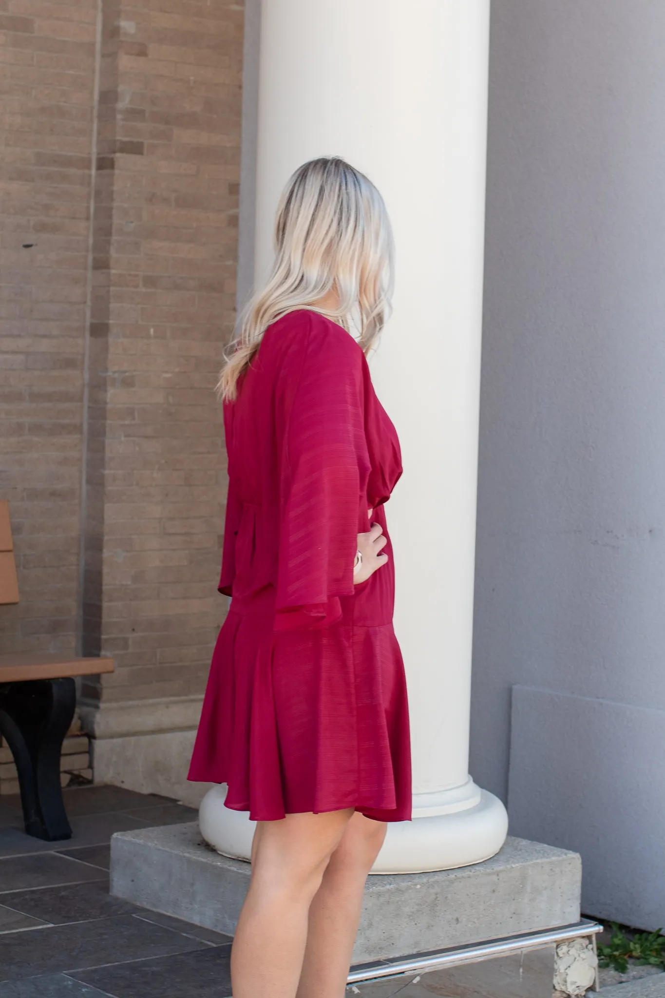 Sleek and Sexy Ruffle Dress