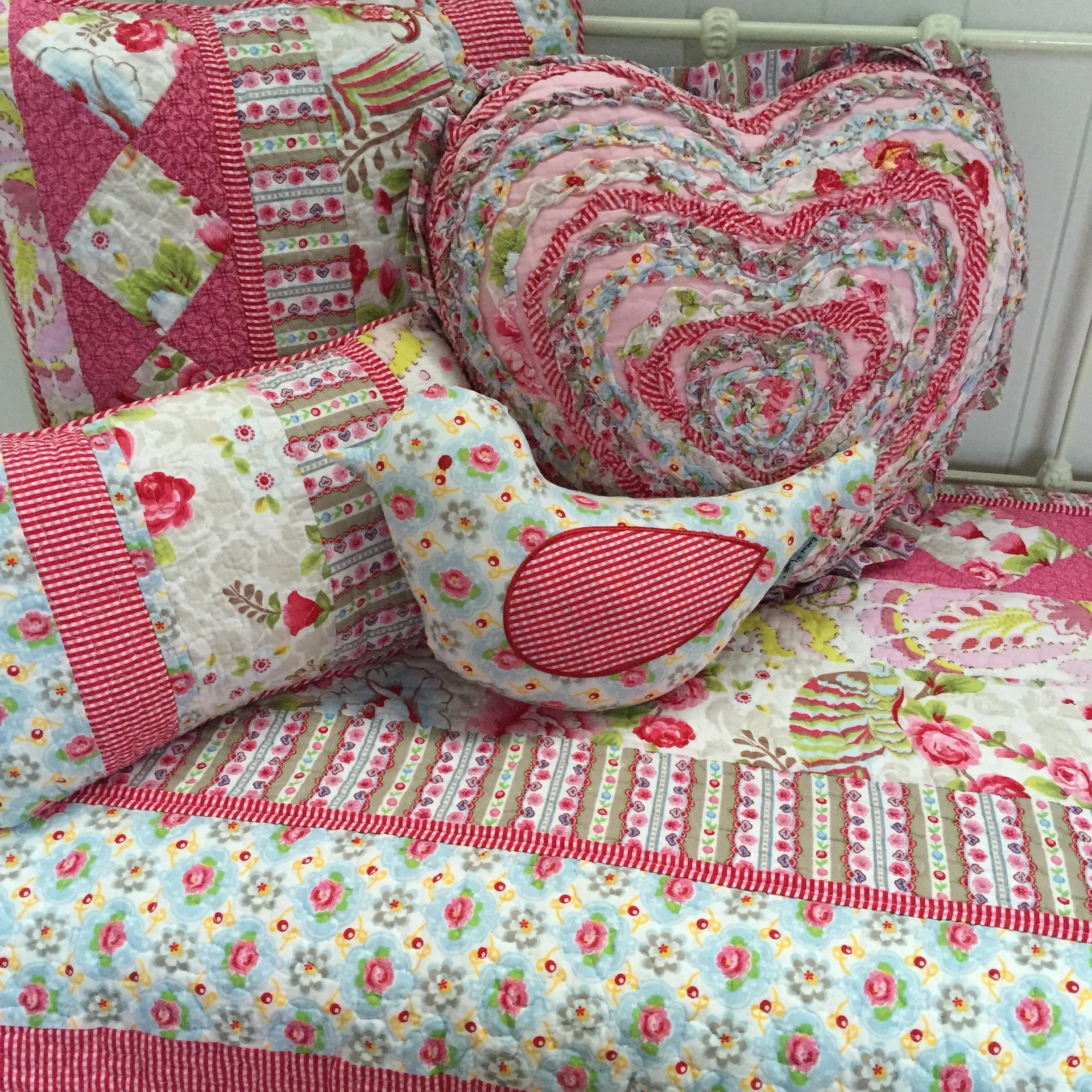 Stella Heart Shaped Decorator Cushion