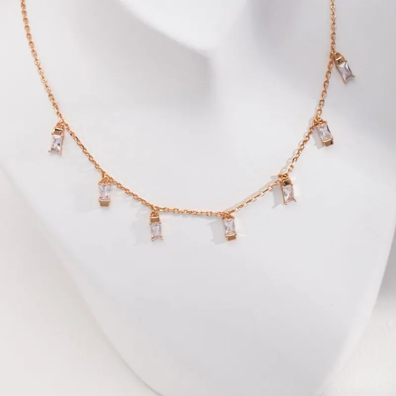 Sterling Silver Necklace with Charms