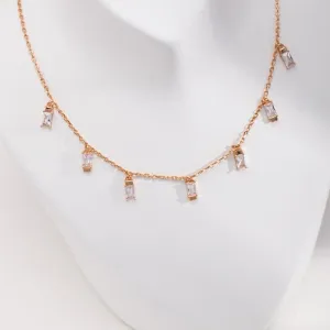 Sterling Silver Necklace with Charms