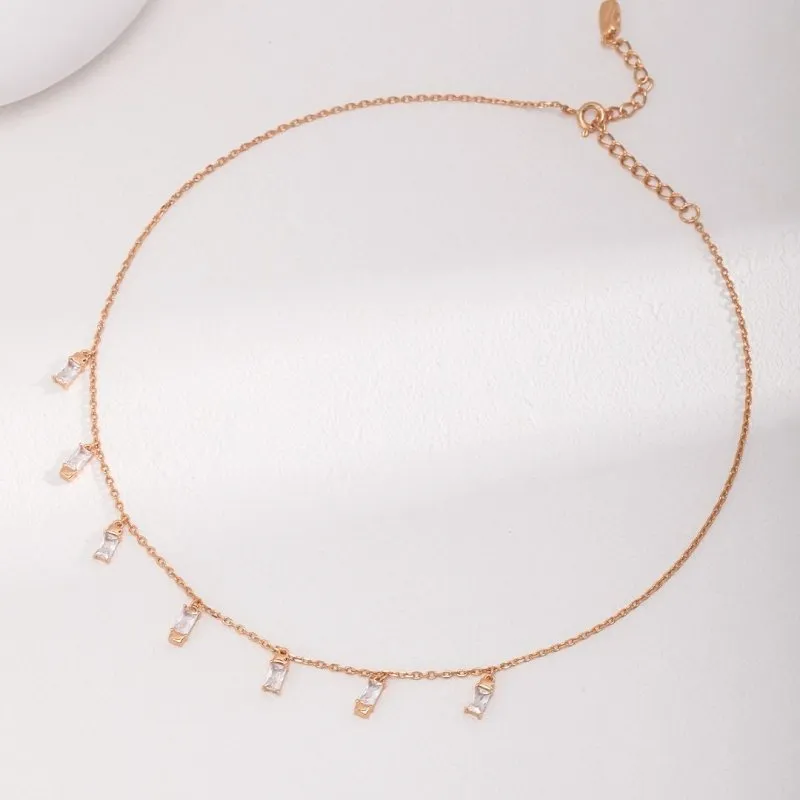 Sterling Silver Necklace with Charms