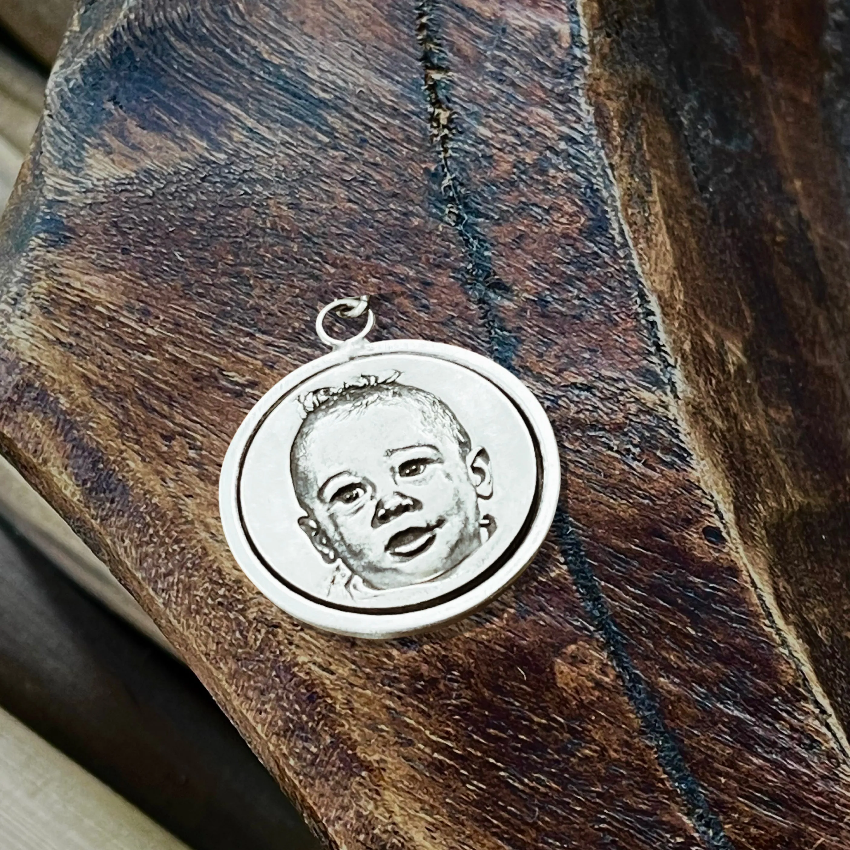 Sterling Silver Photo Necklace, Bracelet or Charm
