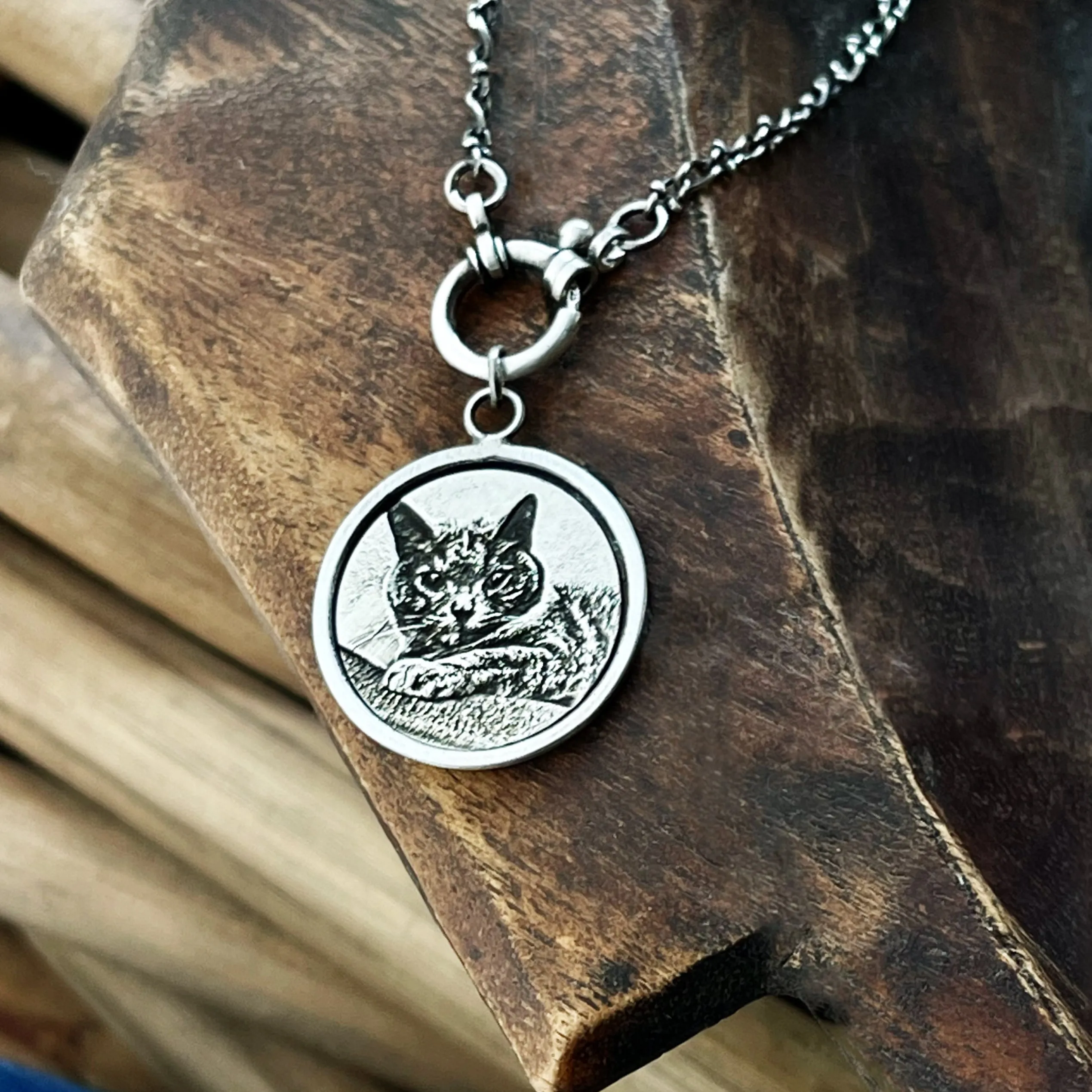 Sterling Silver Photo Necklace, Bracelet or Charm