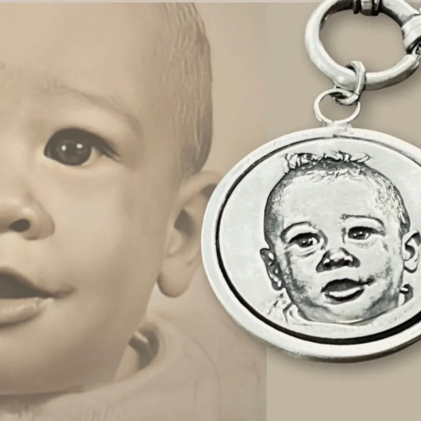 Sterling Silver Photo Necklace, Bracelet or Charm