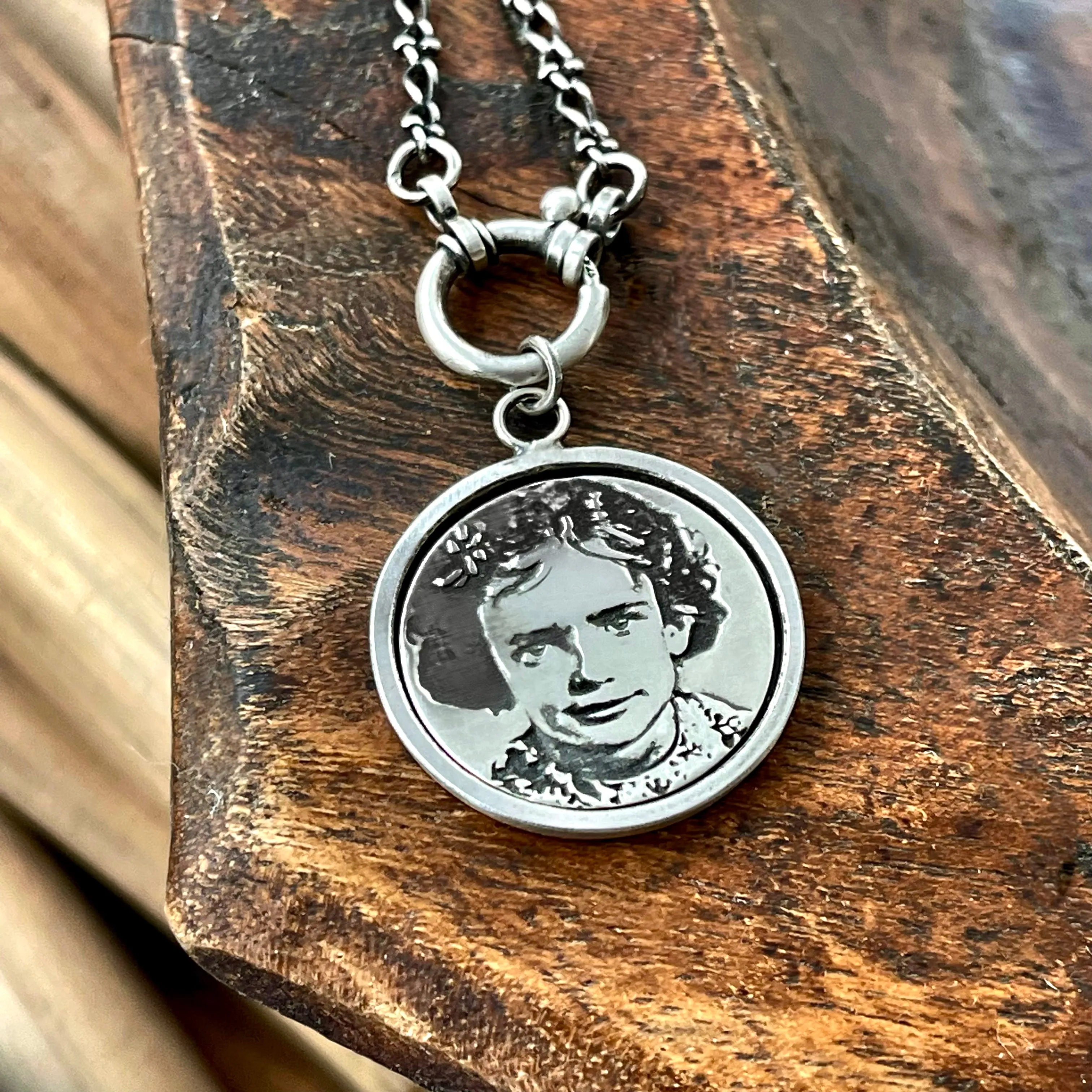 Sterling Silver Photo Necklace, Bracelet or Charm