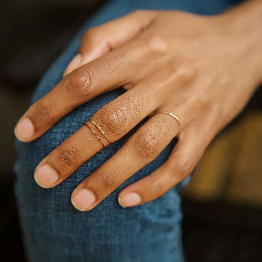 Super Skinny Stacking Ring Trio