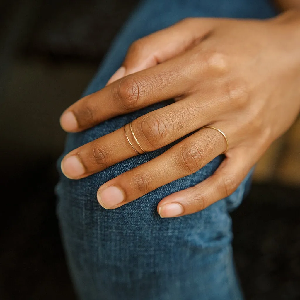 Super Skinny Stacking Ring Trio