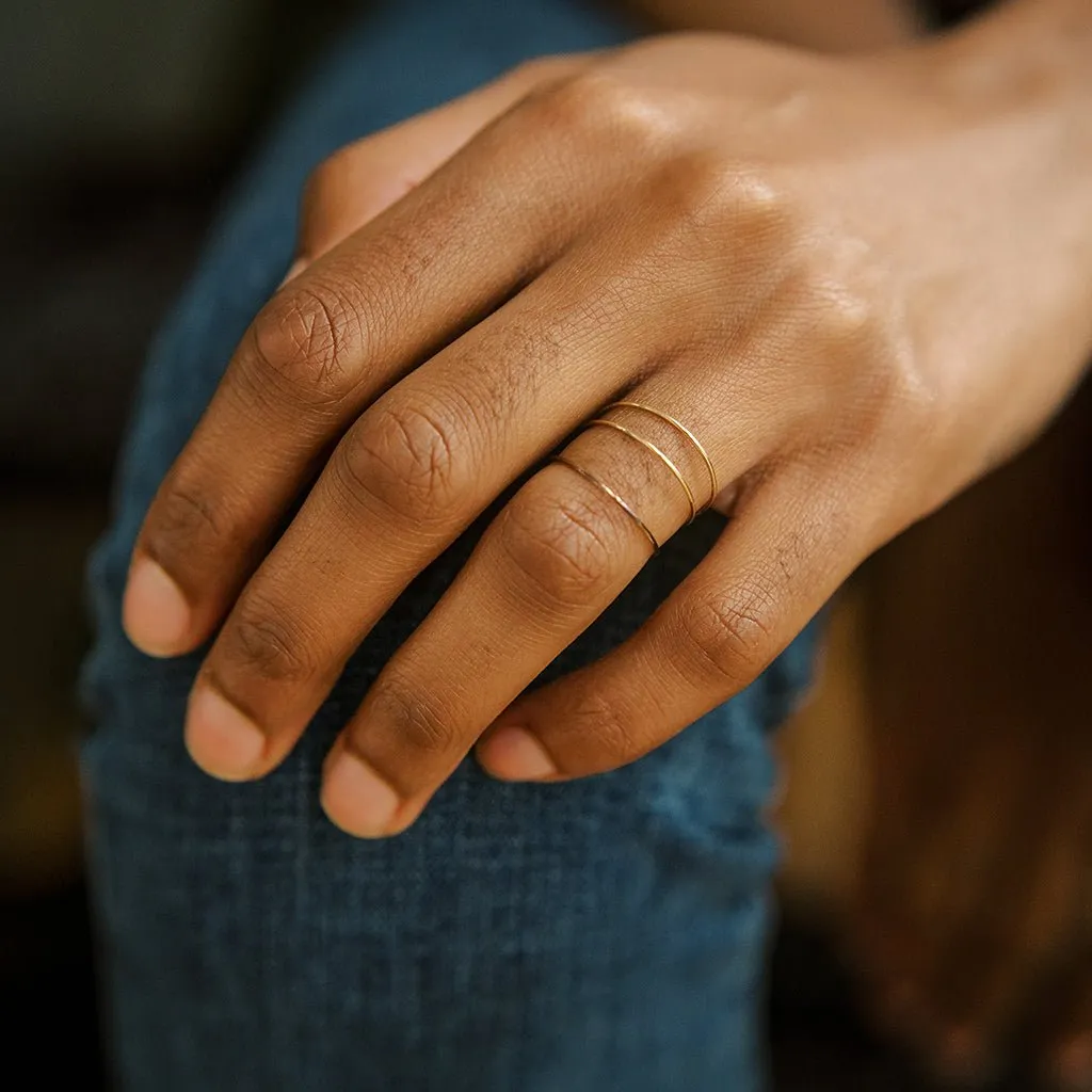 Super Skinny Stacking Ring Trio