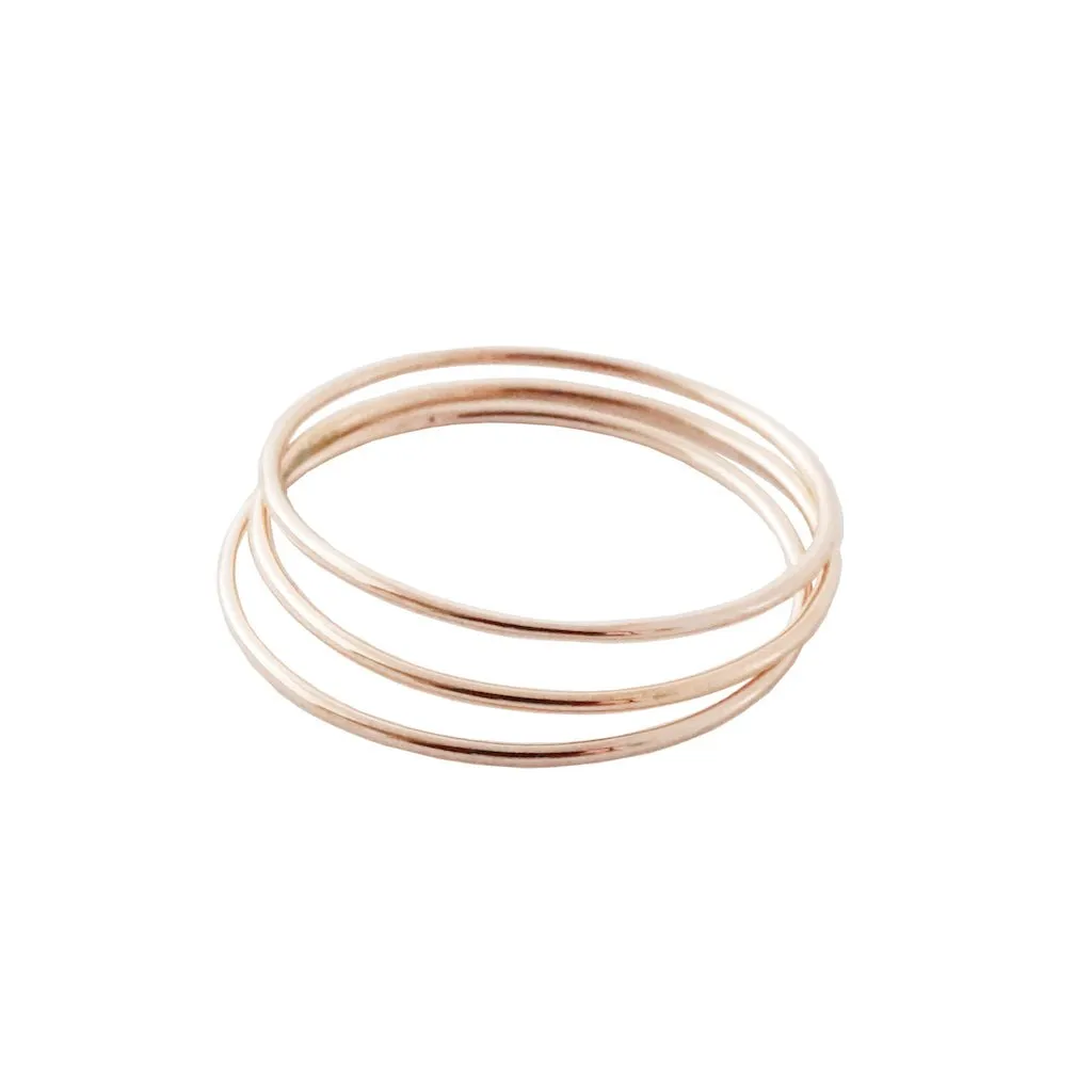 Super Skinny Stacking Ring Trio
