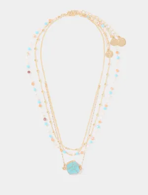 Susan Stone Layered Necklace