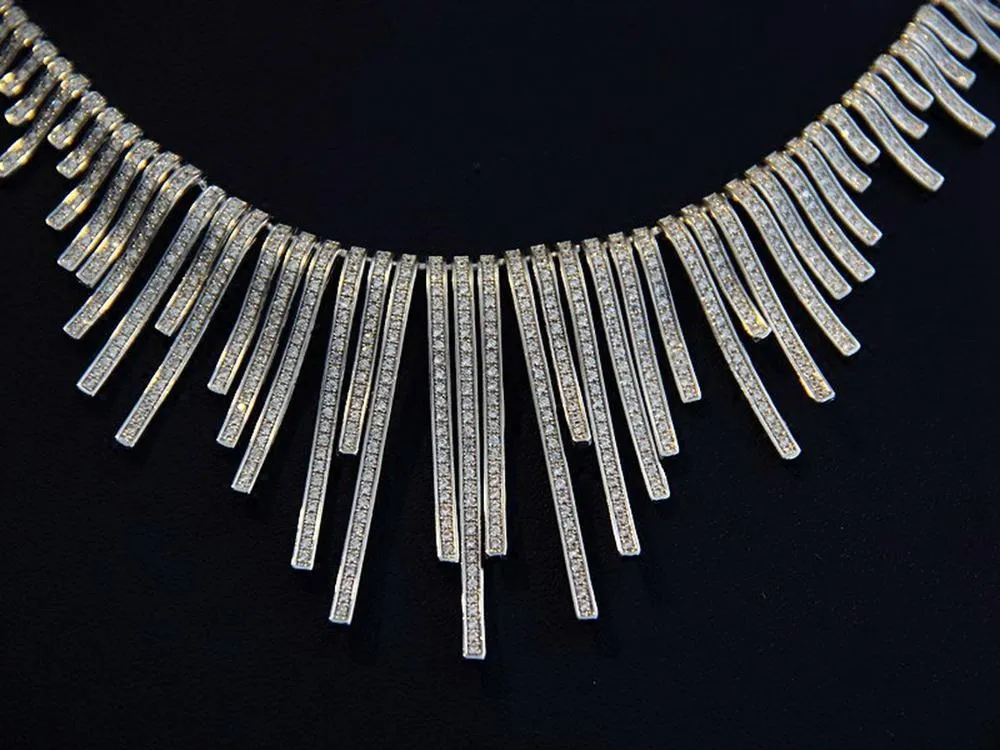 Swarovski Crystal Wedding Day Necklace and Earrings set