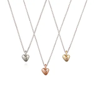 Sweetheart Silver or Gold Plated Necklace