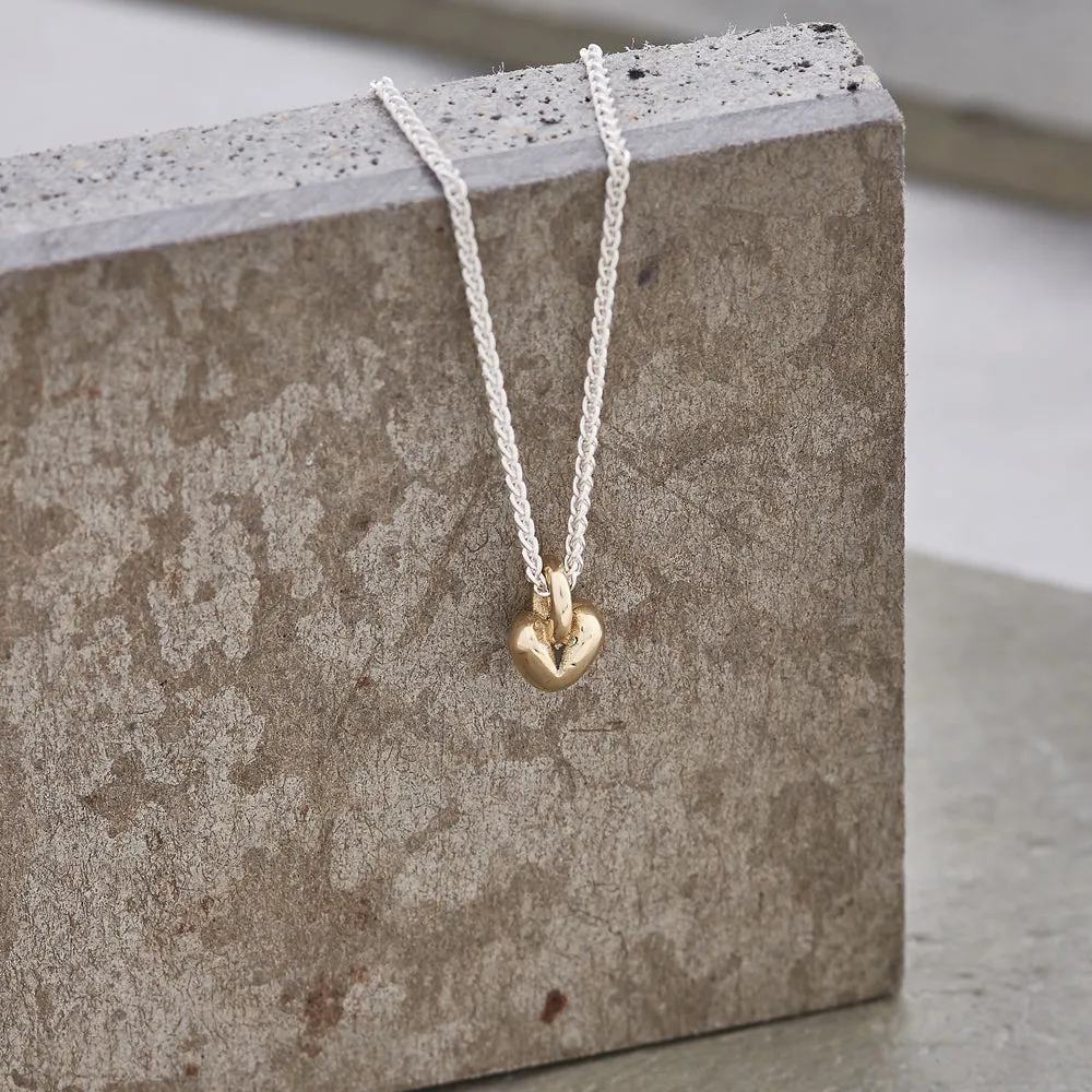 Sweetheart Silver or Gold Plated Necklace