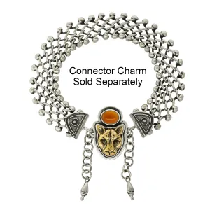 Tabra Jewelry 925 Sterling Silver Anklet Connector Chain Vault AK27 (Large)