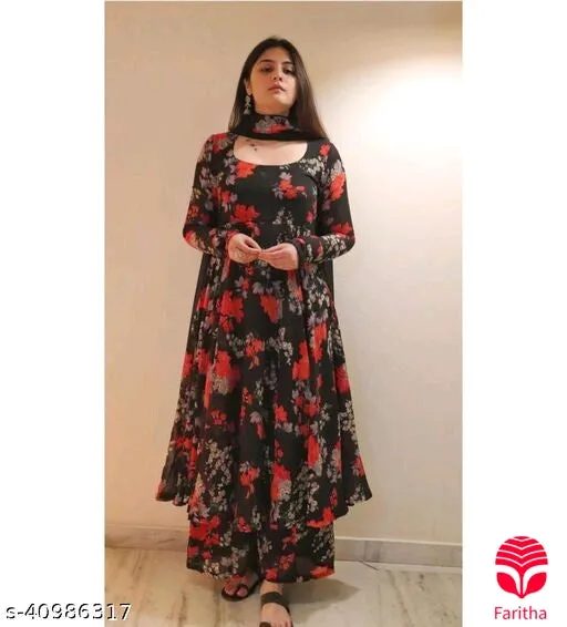 Trendy Voguish Women Dupatta Sets