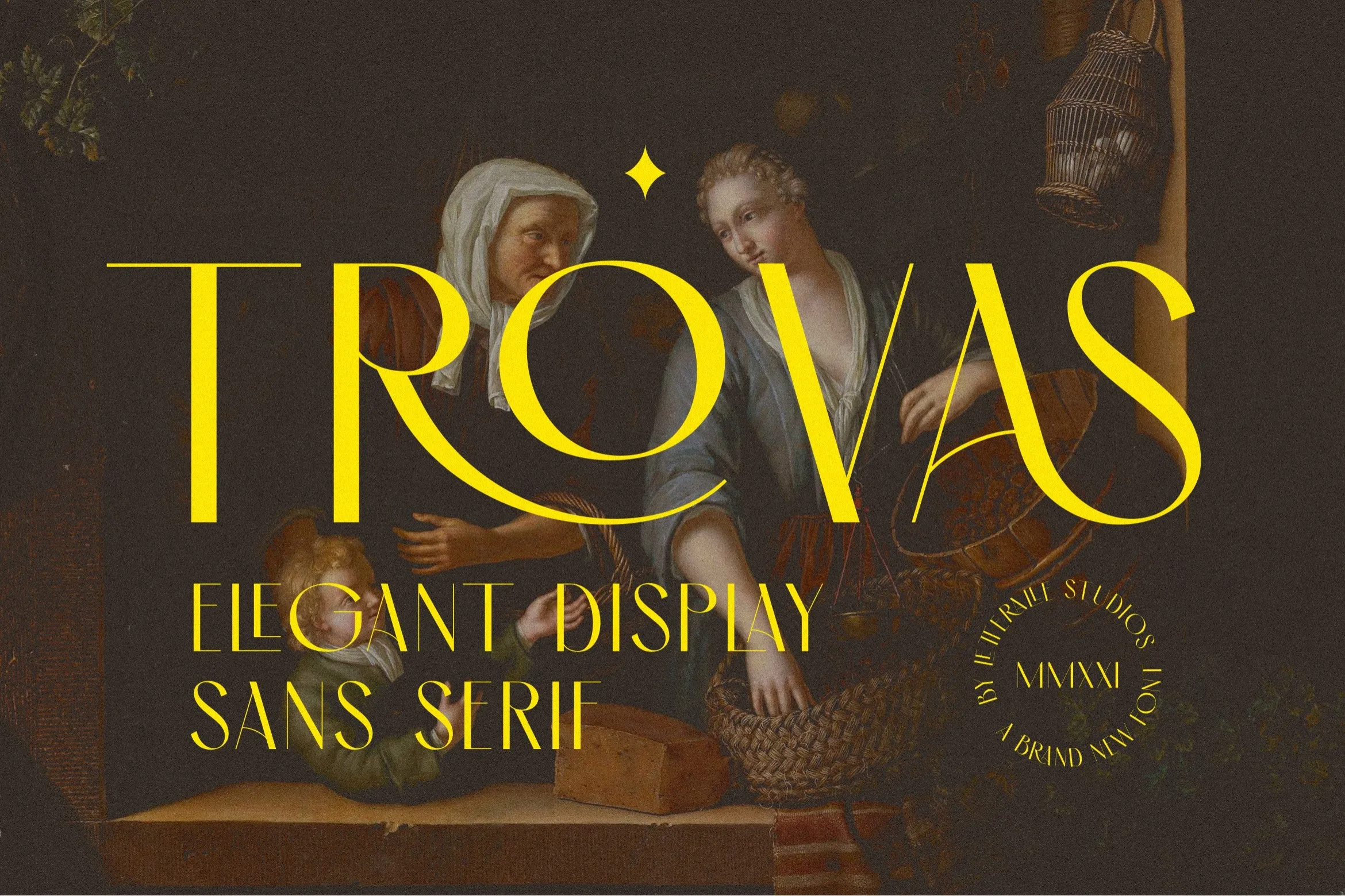 Trovas - Elegant Sans Serif Display Font