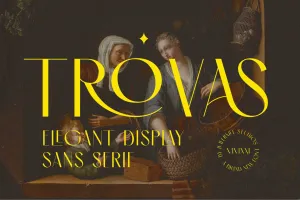 Trovas - Elegant Sans Serif Display Font