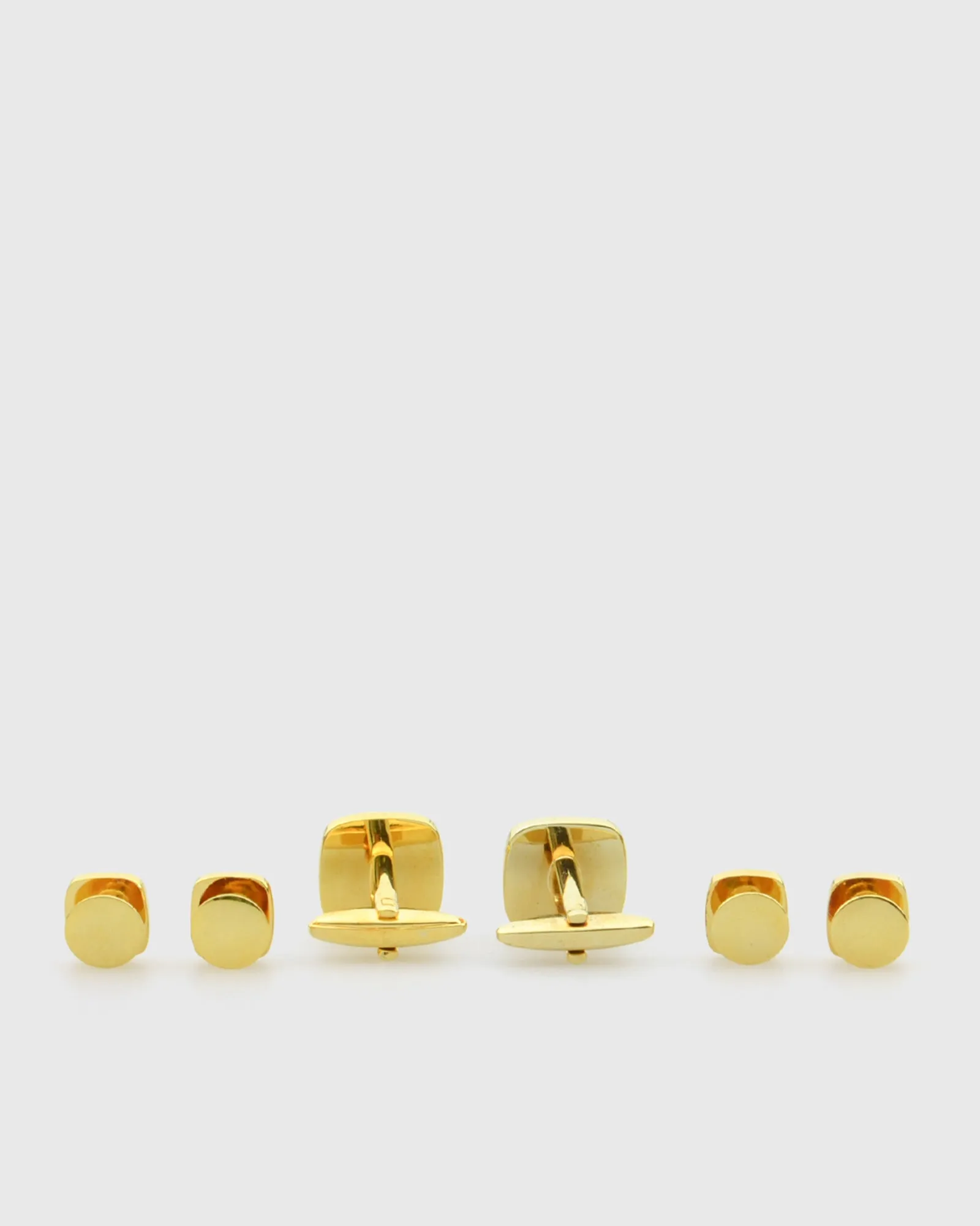 VINCENT & FRANKS VF41223G GOLD-P CUFFLINKS/STUD SET