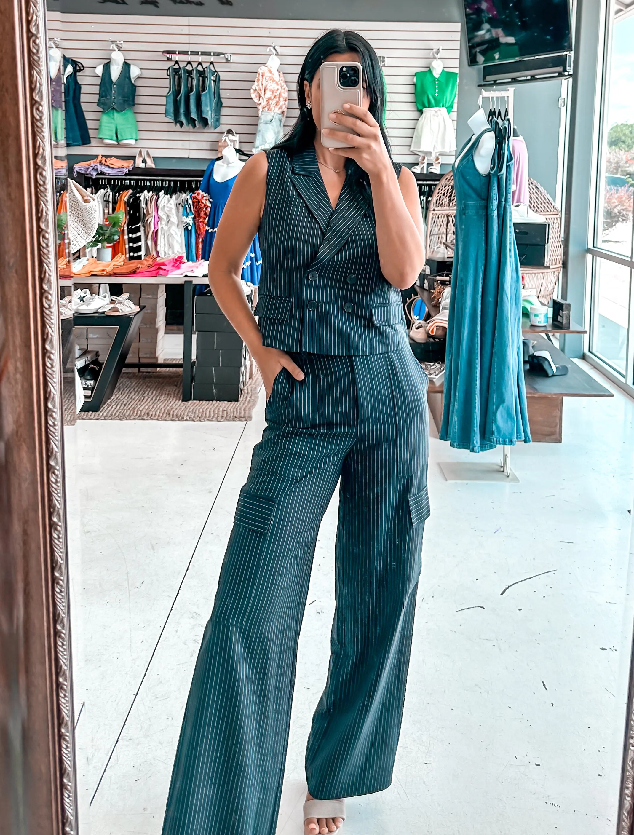 With A Twist Set Navy
