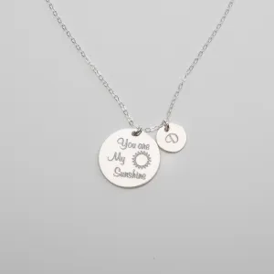 You are my Sunshine mommy Necklace - CG395N. Starts at